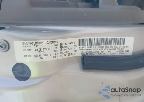 2007 Jeep Commander Sport from USA, damaged, VIN 1J8HG48K57C632828